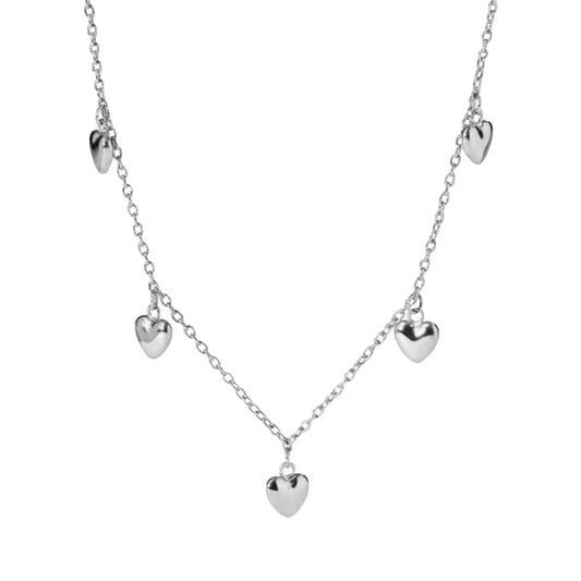 Halskette Multi Heart