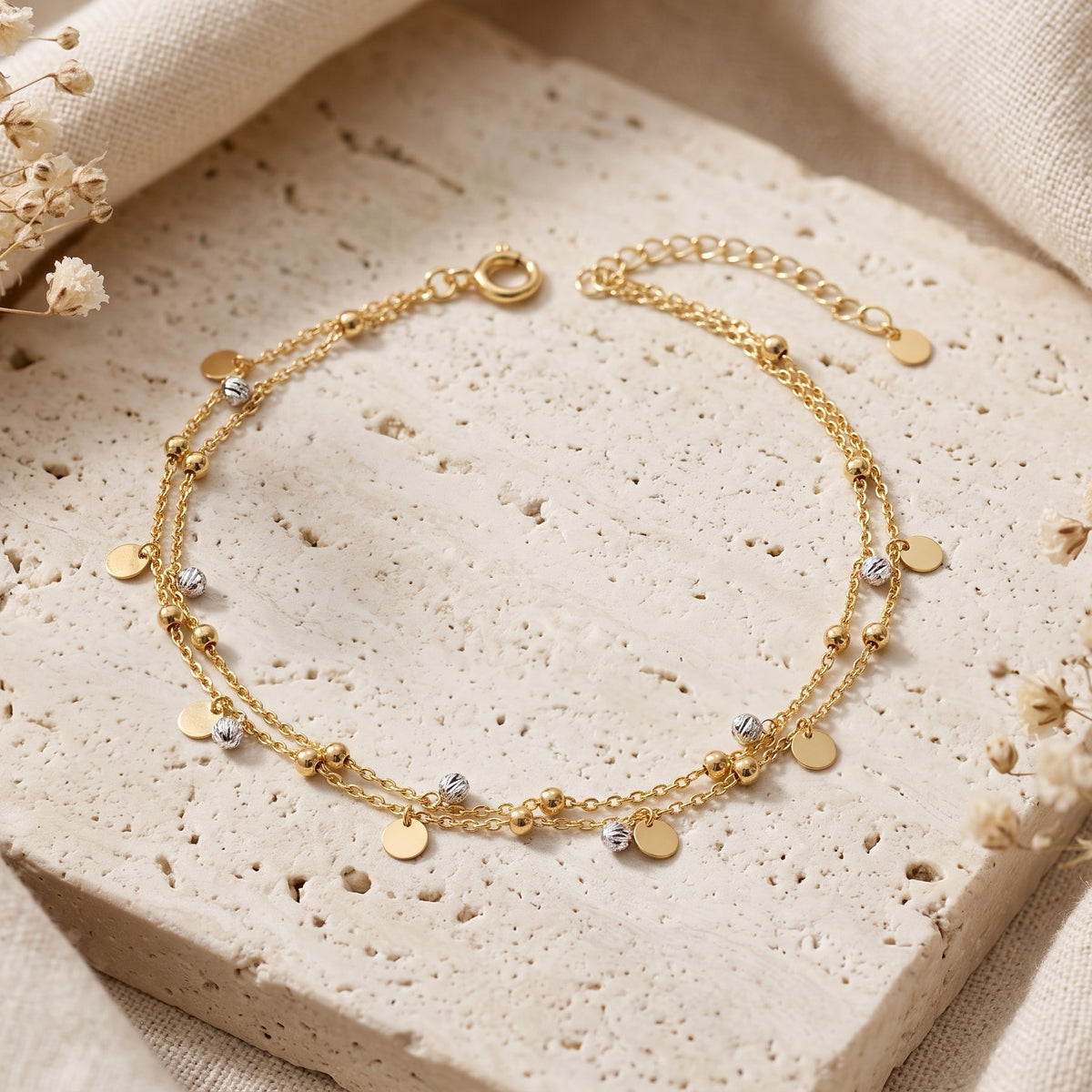 Armband Coin mit Zirkonia
