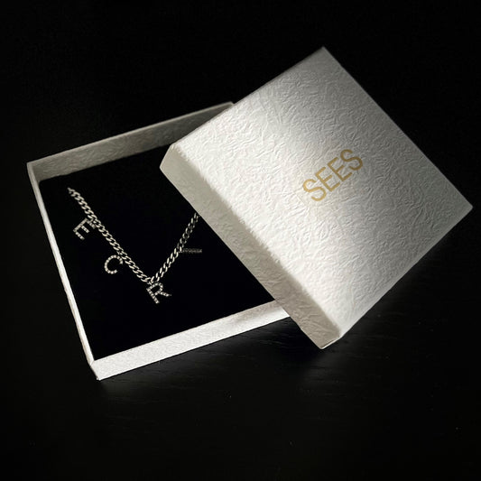 Halskette "Gourmet" mit Zirkoniabuchstaben