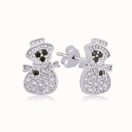 Ohrringe "Shiny Snowman"