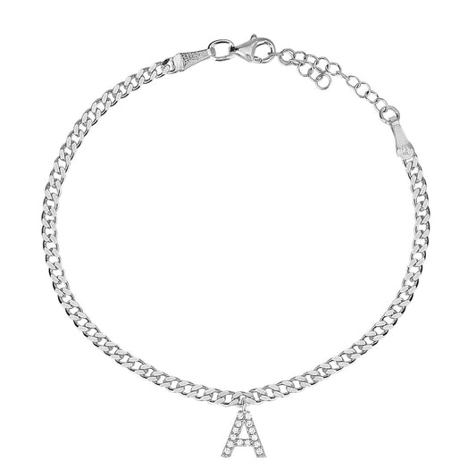 "Gourmet" Fußkette mit Buchstabe - ONYA