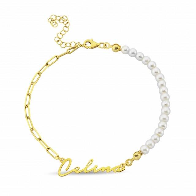 "Pearl Signature" Armkette - ONYA