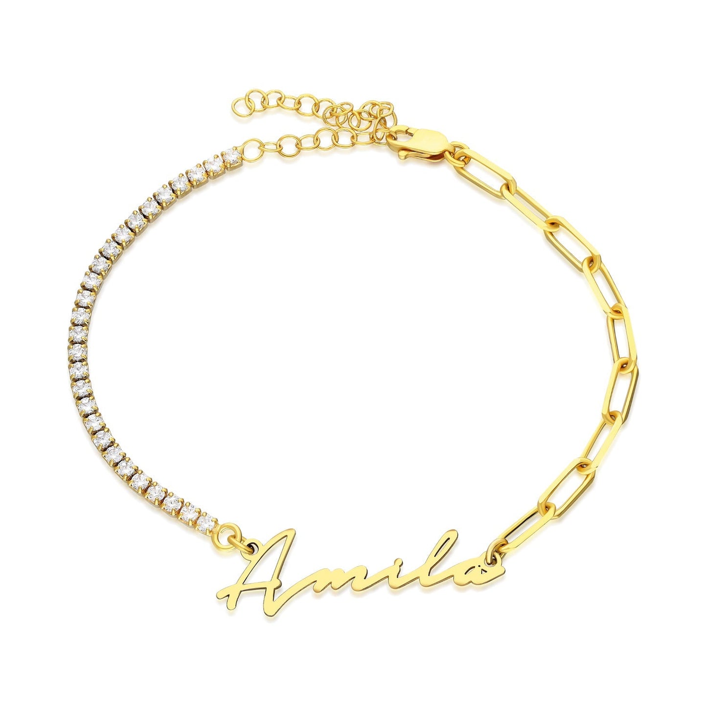 "Single Line Signature" Armkette - ONYA