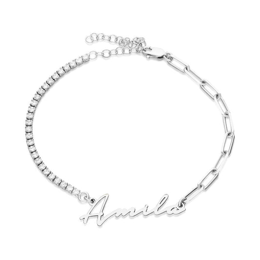 "Single Line Signature" Armkette - ONYA