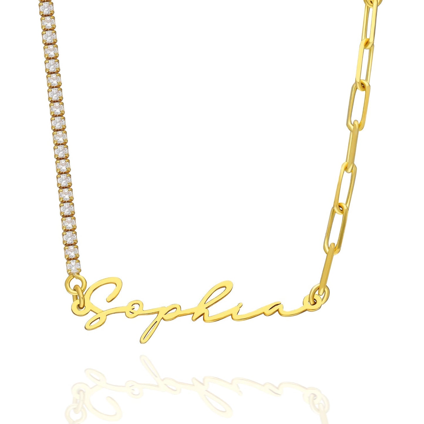 "Single Line Signature" Halskette - ONYA