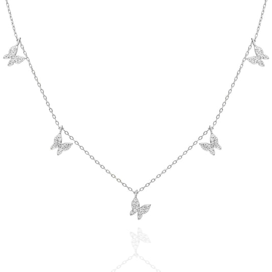 "Zircon Butterfly" Halskette - ONYA