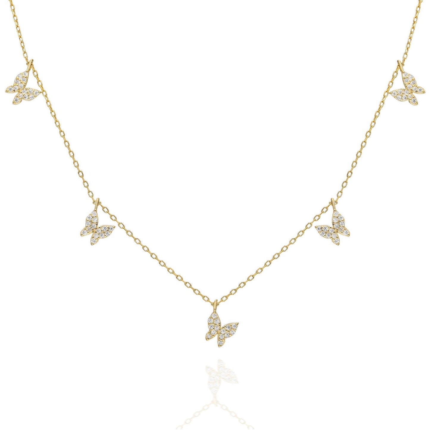 "Zircon Butterfly" Halskette - ONYA