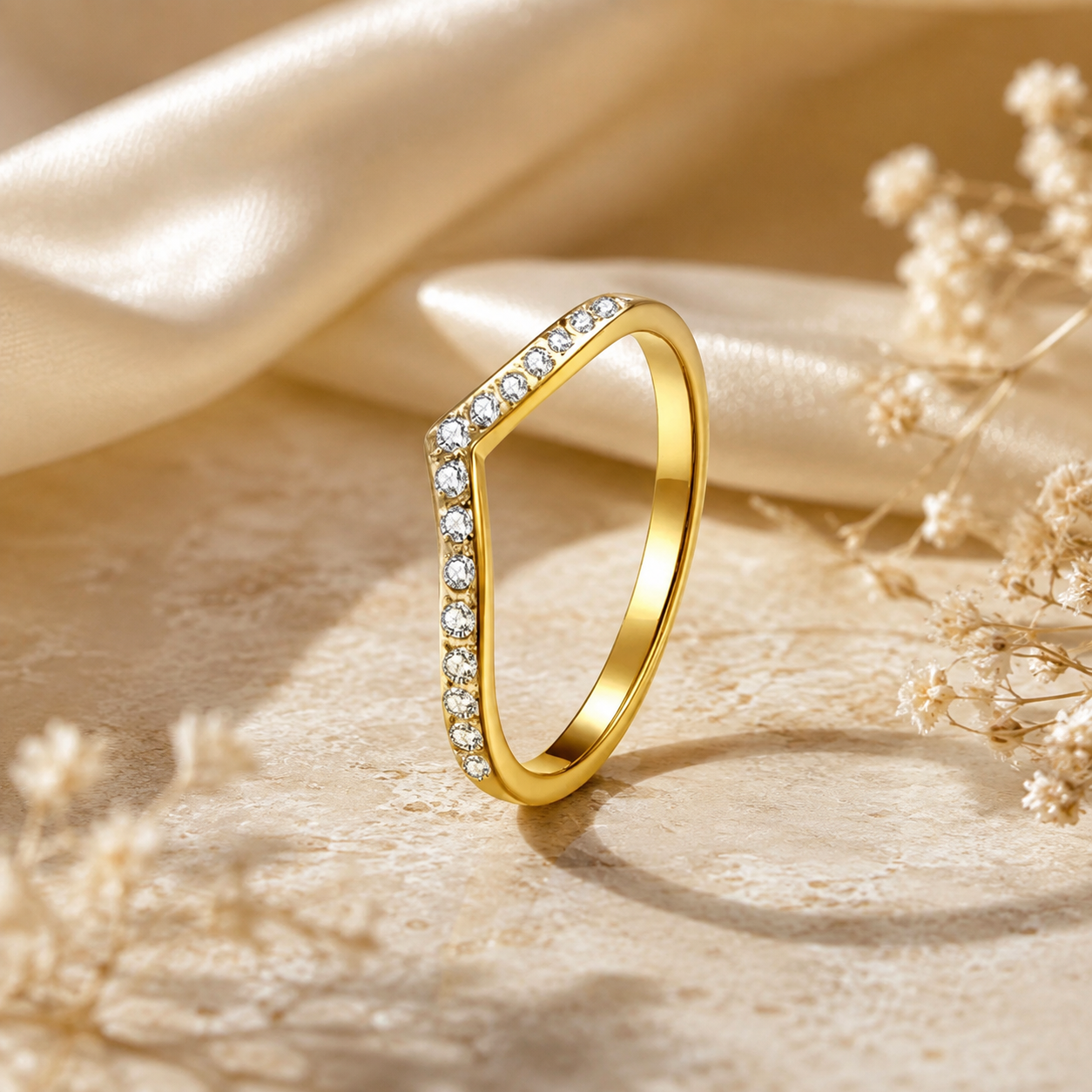 Ring Pavé Zirkonia