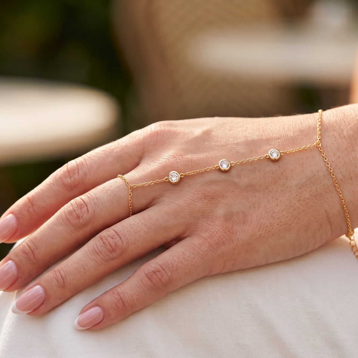 Handkette Zirkonia