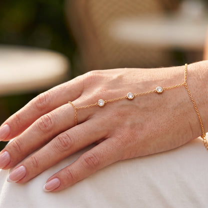 Handkette Zirkonia