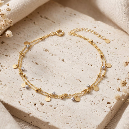 Armband Coin mit Zirkonia