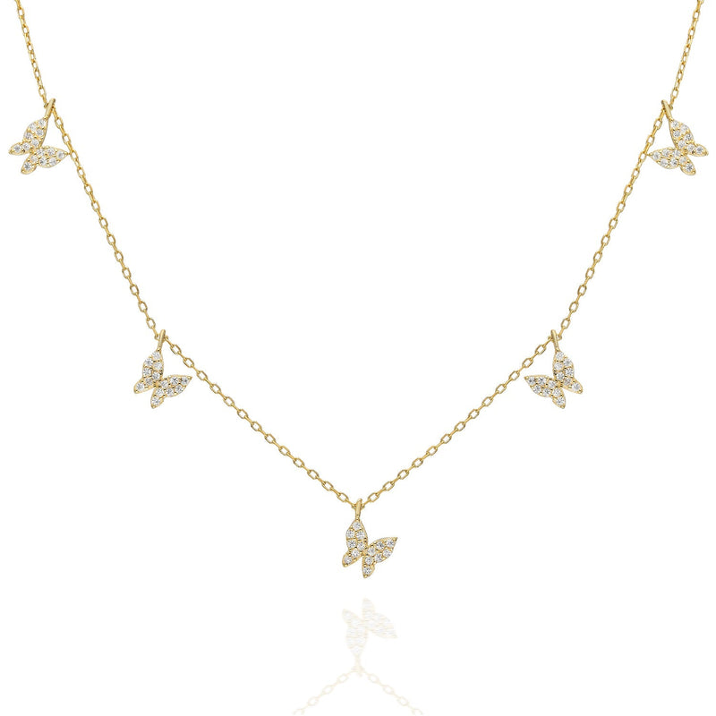 "Zircon Butterfly" Halskette - ONYA